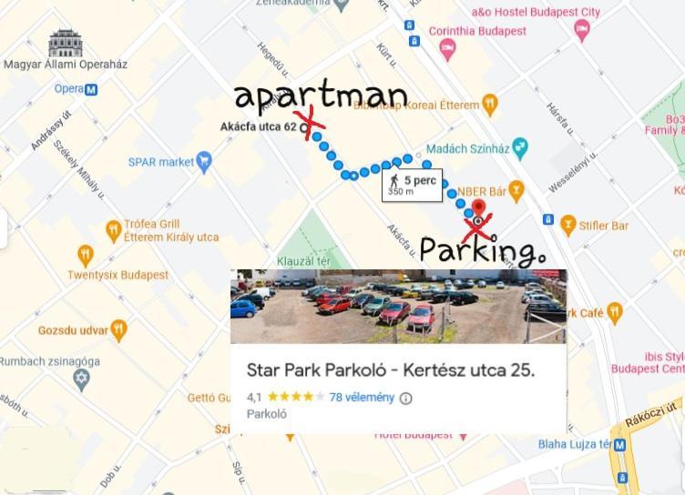 Downtown Acacia Str Apartment Βουδαπέστη Εξωτερικό φωτογραφία
